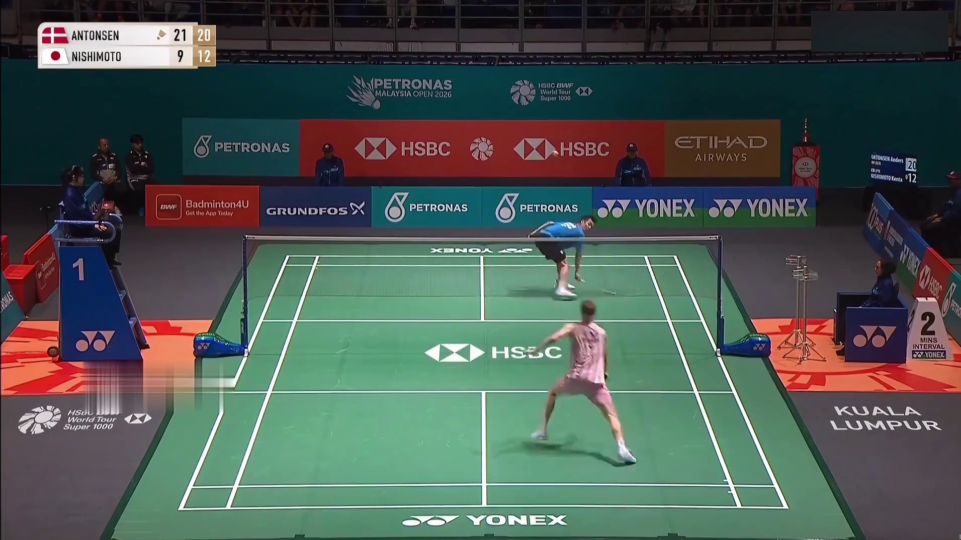 男单半决赛，你更看好谁？2026马来西亚羽毛球公开赛半决赛！