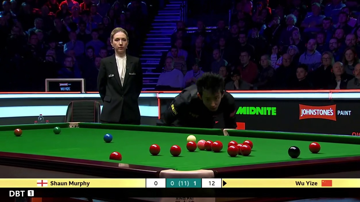 大师赛墨菲开球失误，吴宜泽单杆137清台