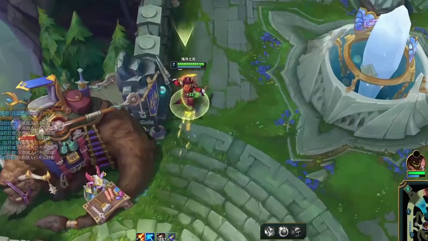 快攻流船长，14分钟领先7000经济，你就玩吧