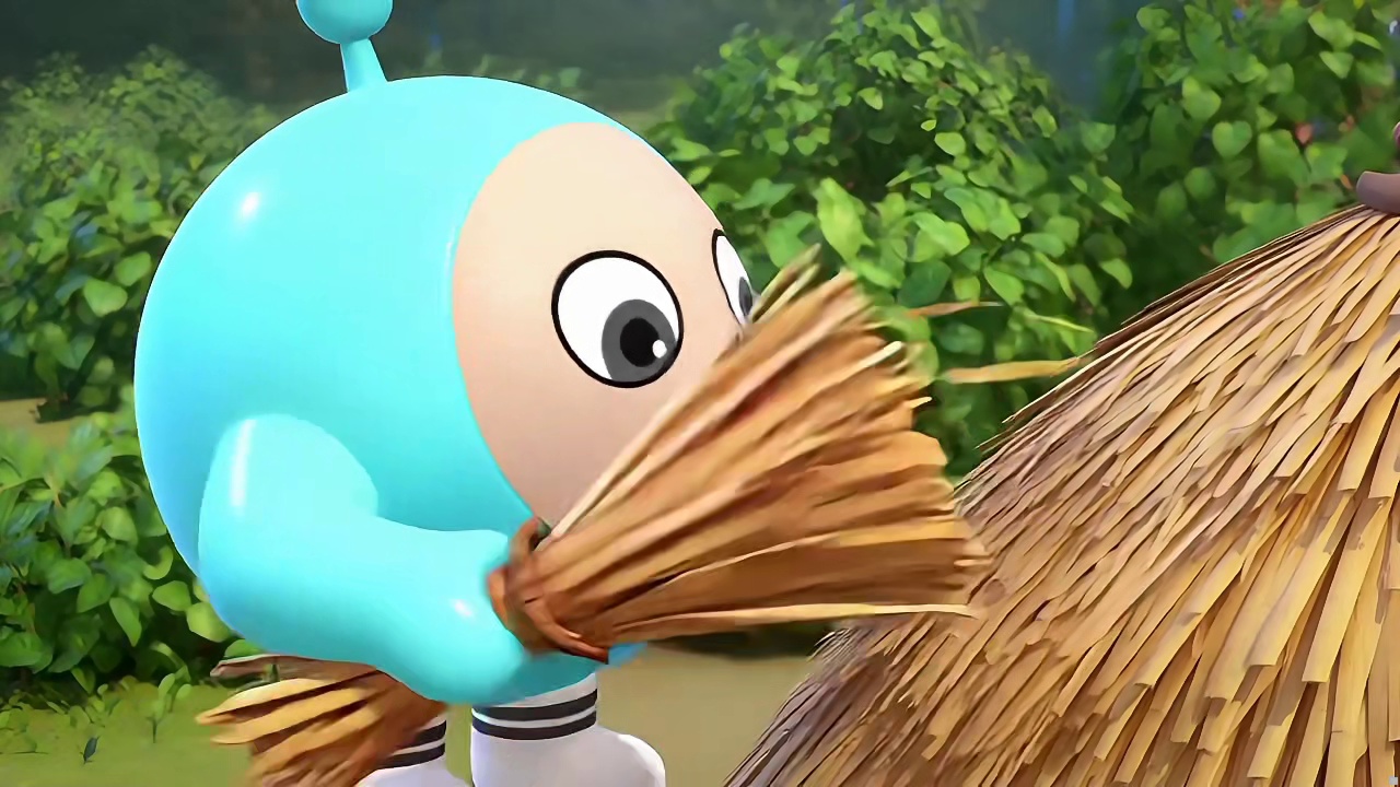 蛋仔派对：大灰狼来了！3只蛋仔在盖房子？