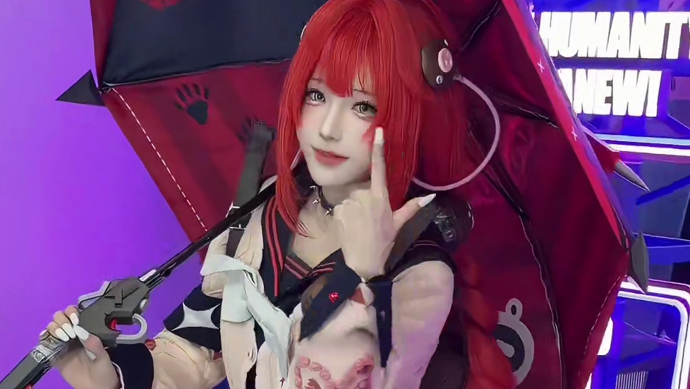 在绝区零快闪店发现了一只柚叶 一看就很有礼貌的小狸猫一枚ww #