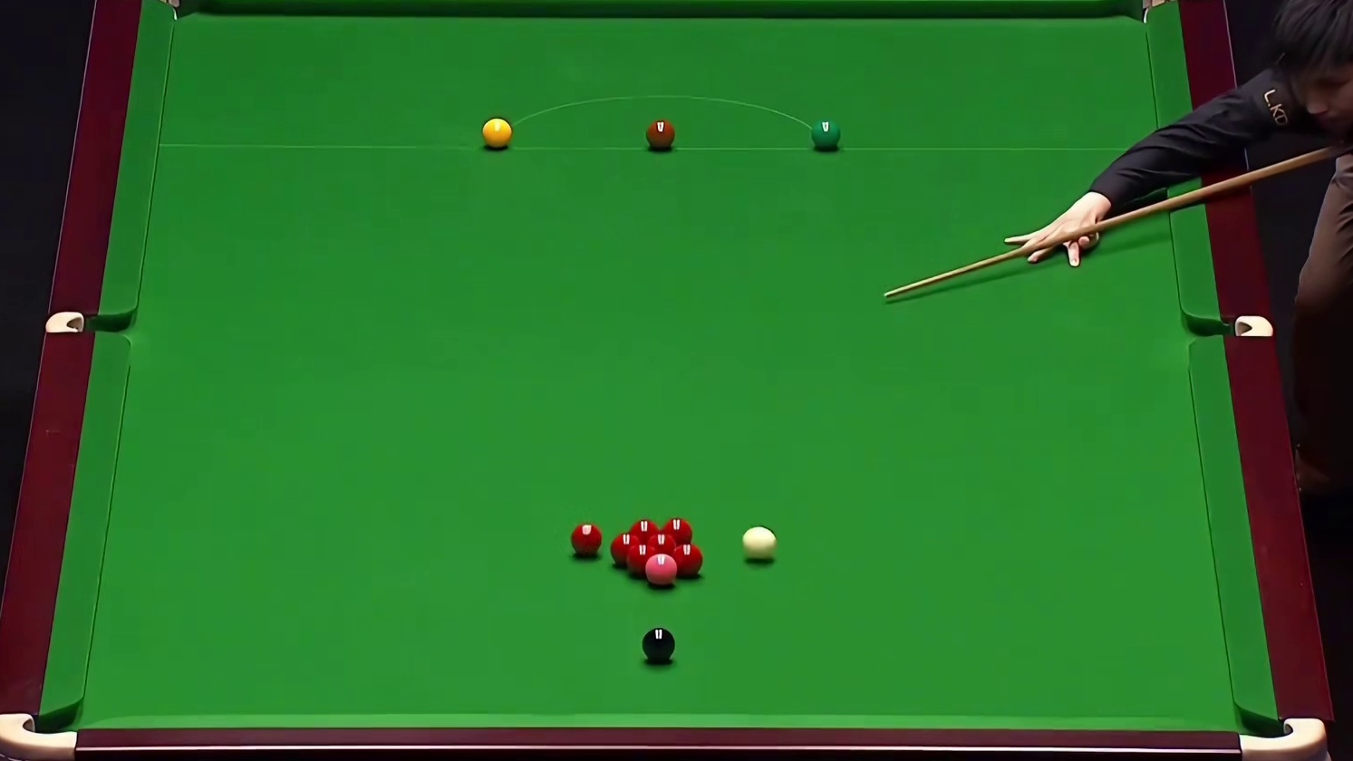 最新比赛，赵心童远台霸气上手，这个太准了，三连鞭打懵加里威尔逊！