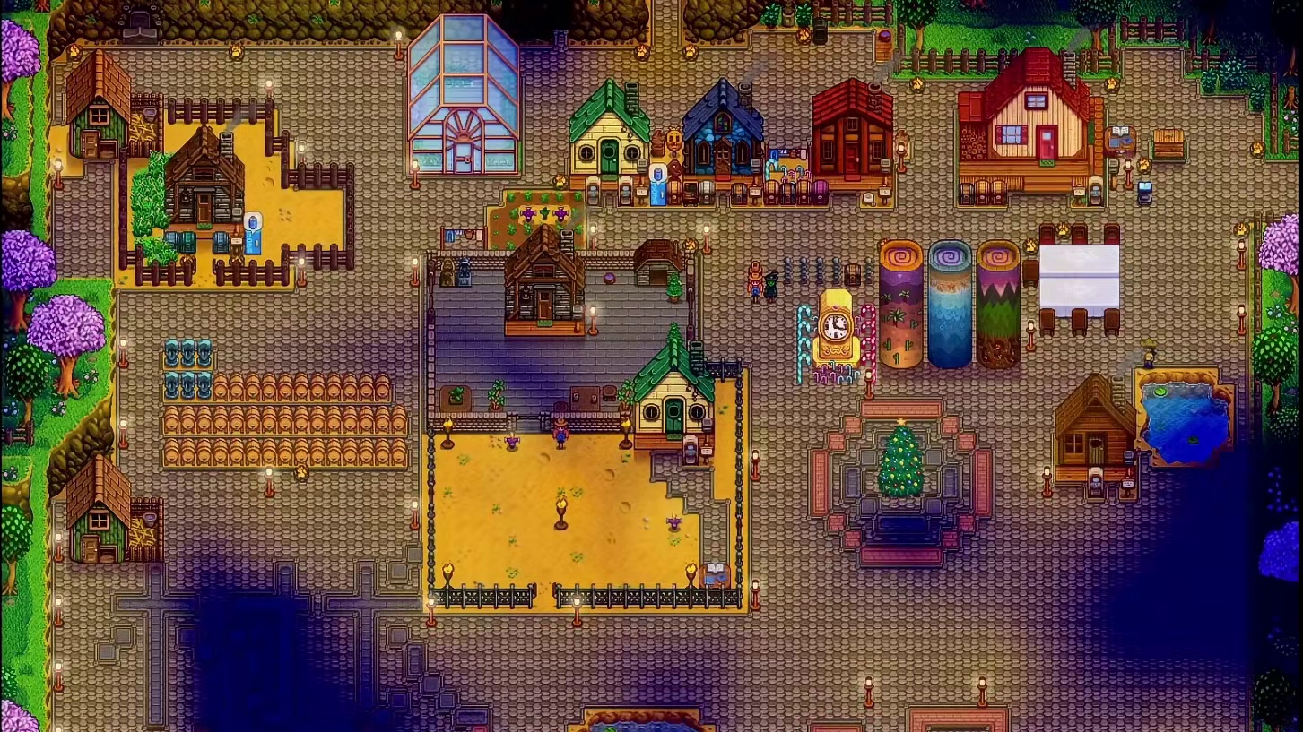 【星露谷物语】慢慢的，情深深，雨也蒙蒙！