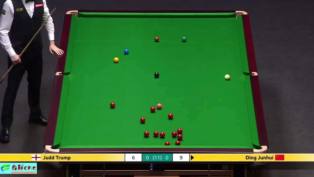 斯诺克大师赛，丁俊晖“再战”特鲁姆普，首局旗开得胜力争晋级！