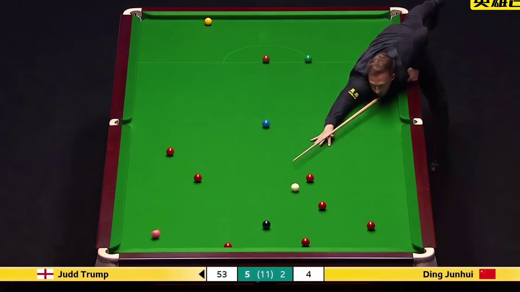 2026斯诺克大师赛，连续七场同样的比分，小特6:2淘汰丁俊晖晋级八强！