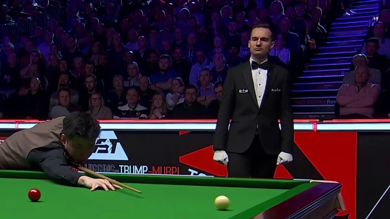 2026斯诺克大师赛！赵心童1-0希金斯，结局上演神仙一球开门红！