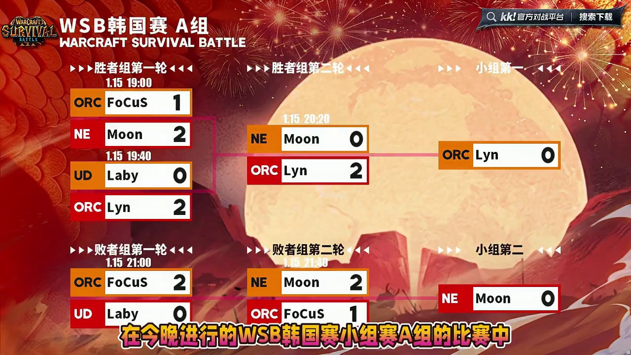 Lyn，Moon晋级淘汰赛！ 1月15日WSB魔兽争霸生存赛2026第1季第2天战报，BM解说！ #