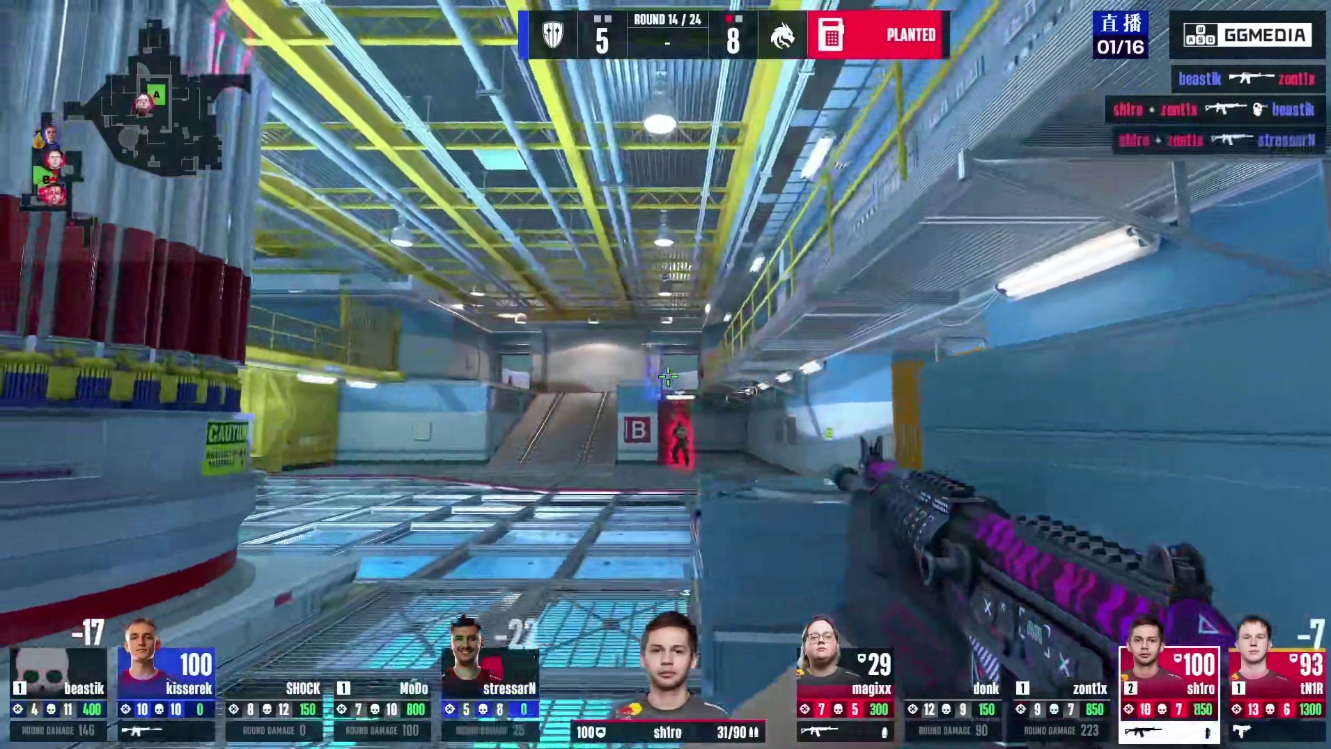 sh1ro咖喱三杀粉碎对手关键强起局！