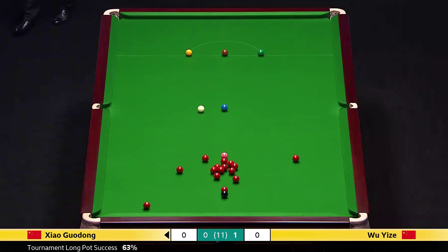 吴宜泽VS肖国栋  2026斯诺克大师赛