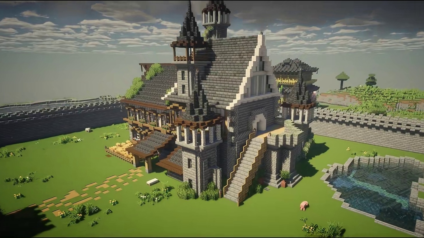 黑曜晶堡 建筑教程之黑曜晶堡