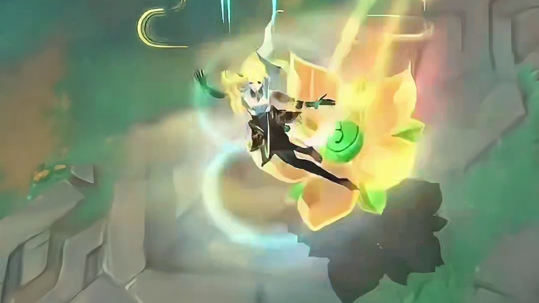 手游【辛德拉传说皮肤】春晖神裔 特效解析！ 和我一起看a