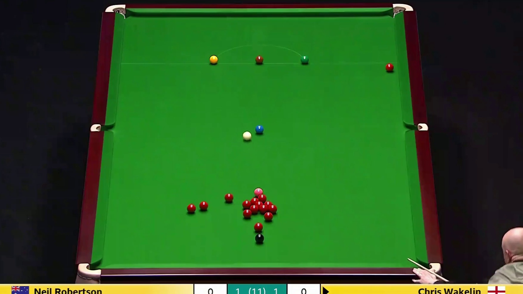 2026斯诺克大师赛：罗伯逊vs沃克林