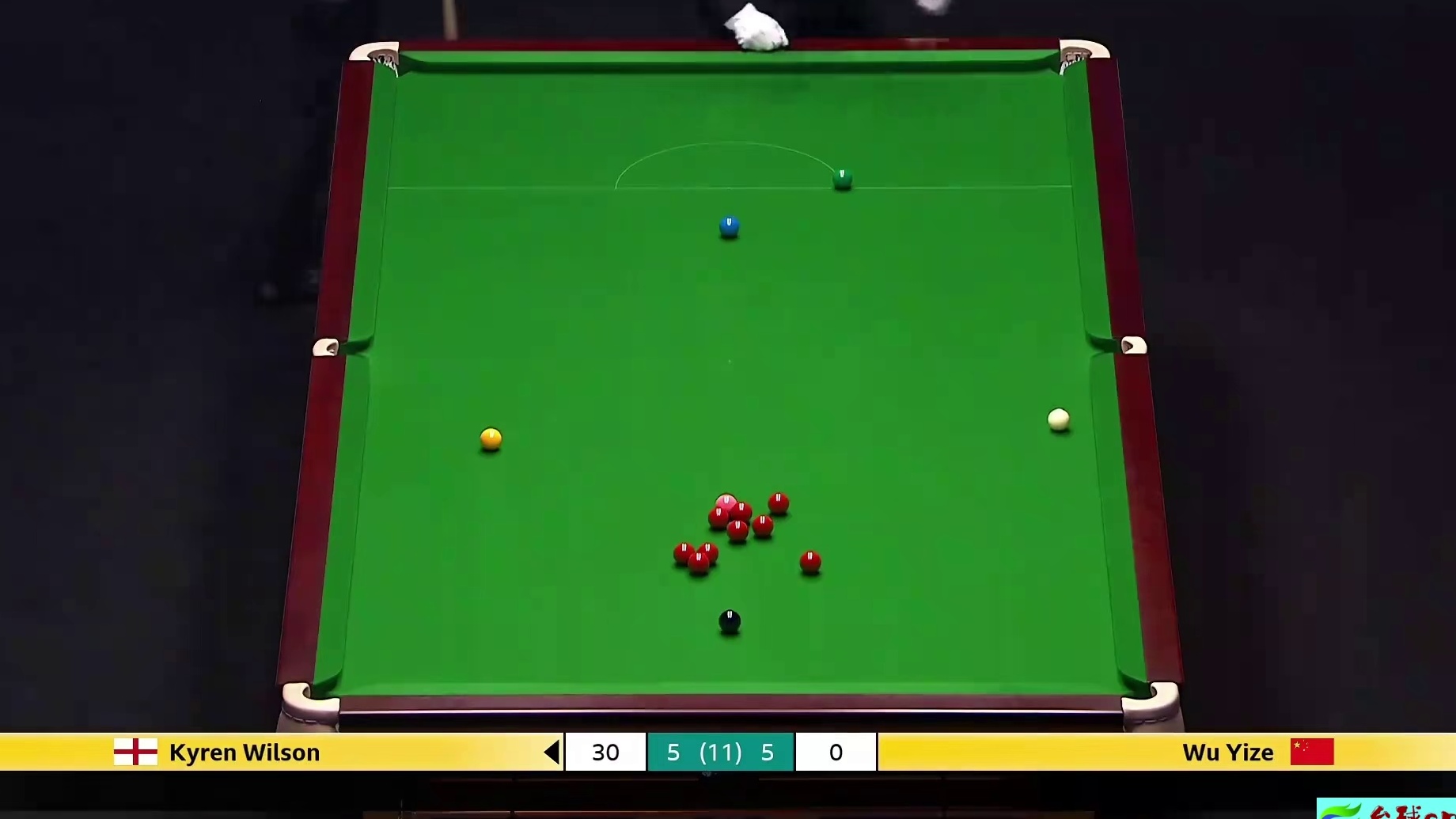 2026斯诺克大师赛，吴宜泽5比6威尔逊，决胜局上演离谱防守