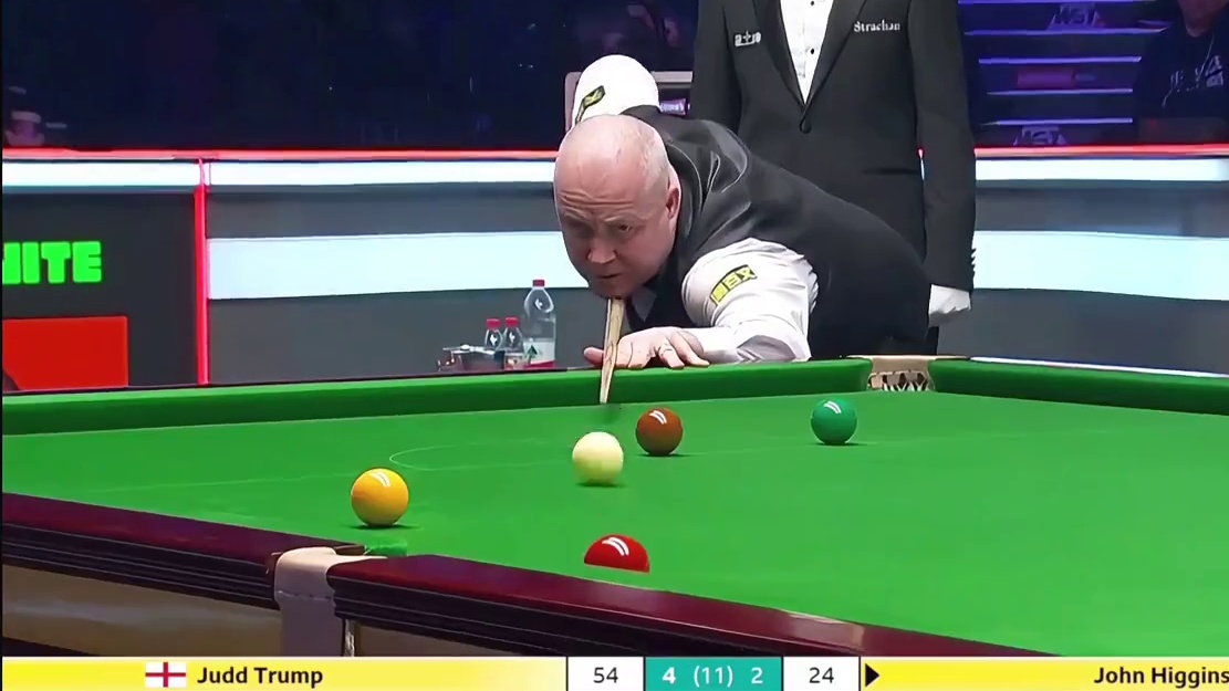 希金斯大师赛展现世界级准度，极限贴库刀片薄球嗨翻全场！