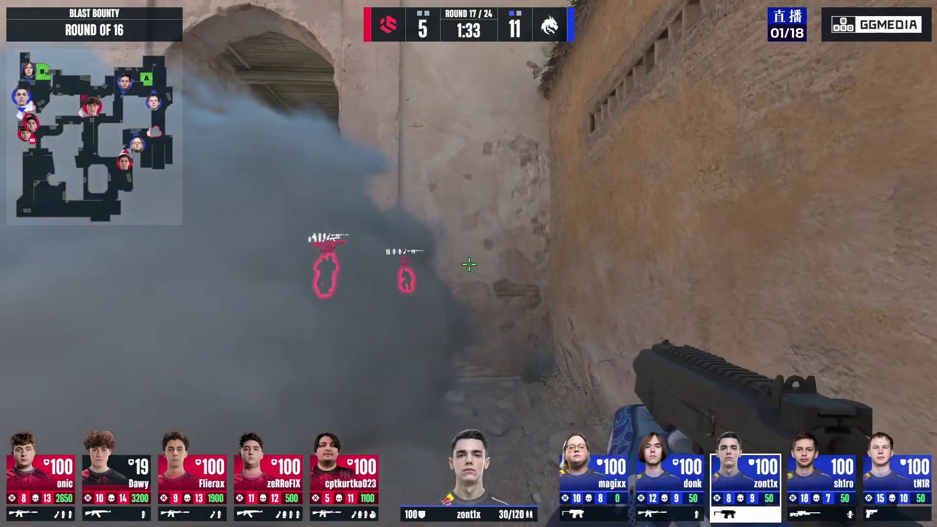 赛点局魔王发威！donk毁天灭地五杀ACE主宰赛场