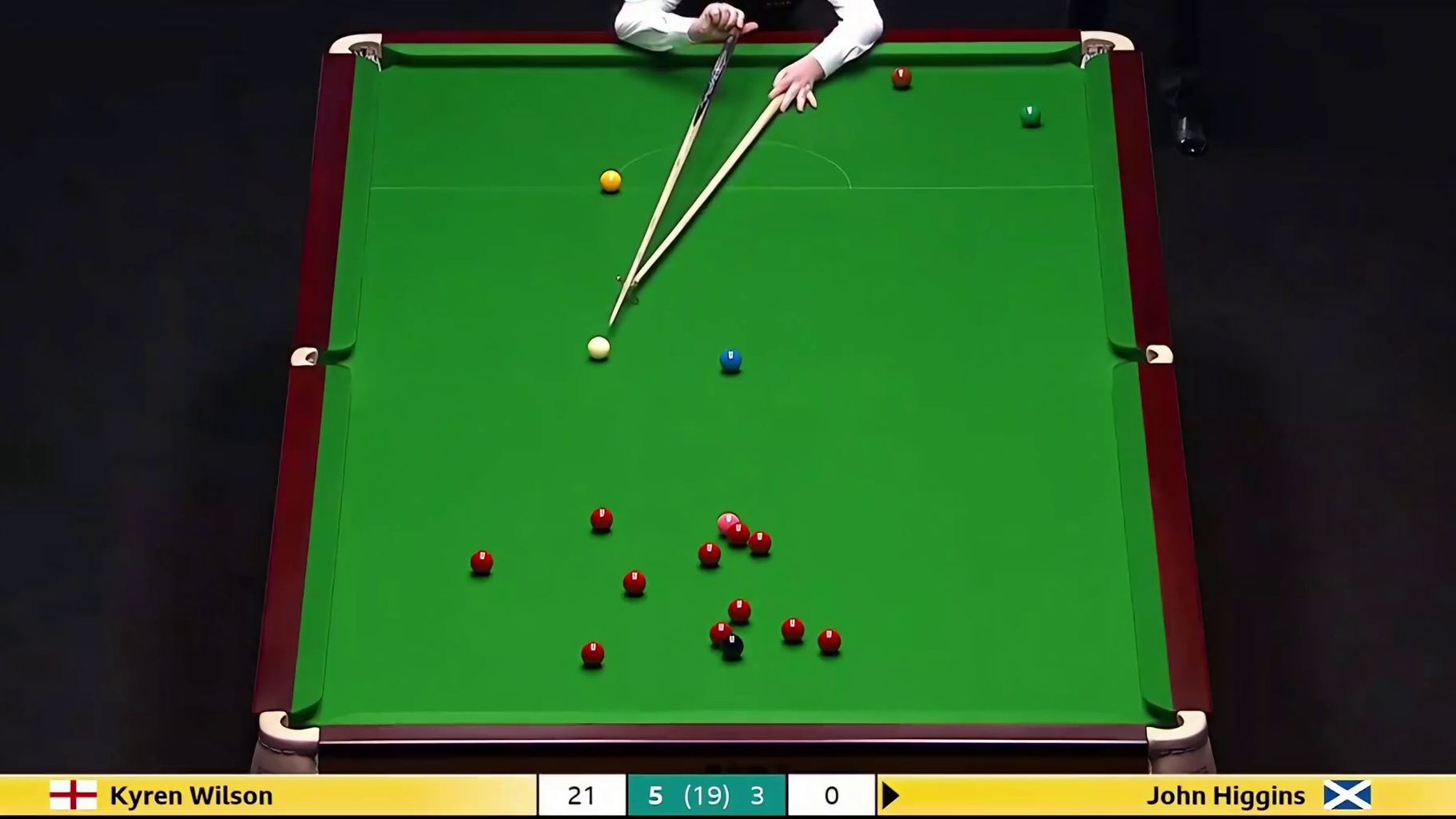 2026斯诺克大师赛：威尔逊vs希金斯