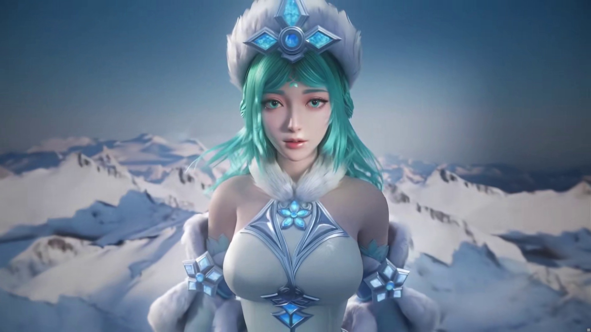 凛冬已至，昭君女王FMVP也要来了！ 官方的预热，昭君好美，期待FMVP美美登场！素材来自