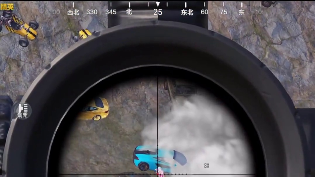 在高架上面当狙击手太好玩了，轻轻松松当淘汰王！