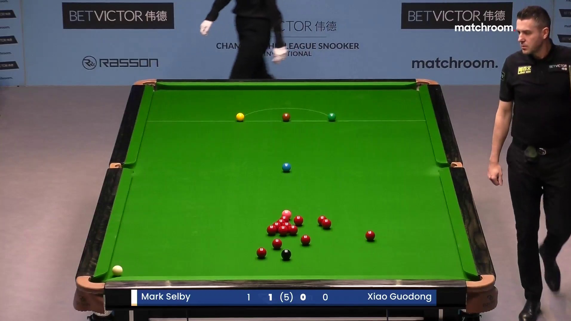 马克·塞尔比VS肖国栋  2026斯诺克冠军联赛