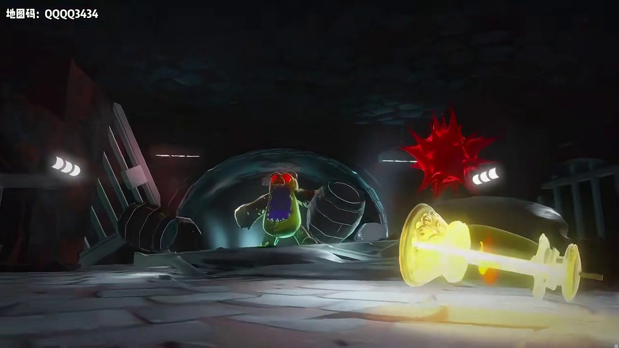 蛋仔派对：可怕的怪物熊！跑到下水道了？