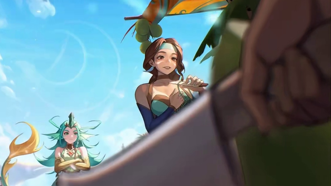 【英雄CG】浪潮彼端 新英雄「涟涟」将在1月22日上线游戏，参与英雄上新活动免费获取！ 传说中的海中