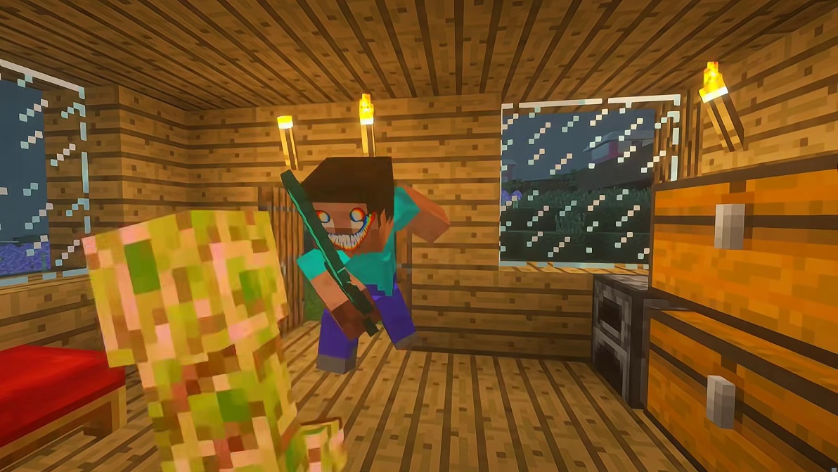 我的世界:邪恶的him来主世界了