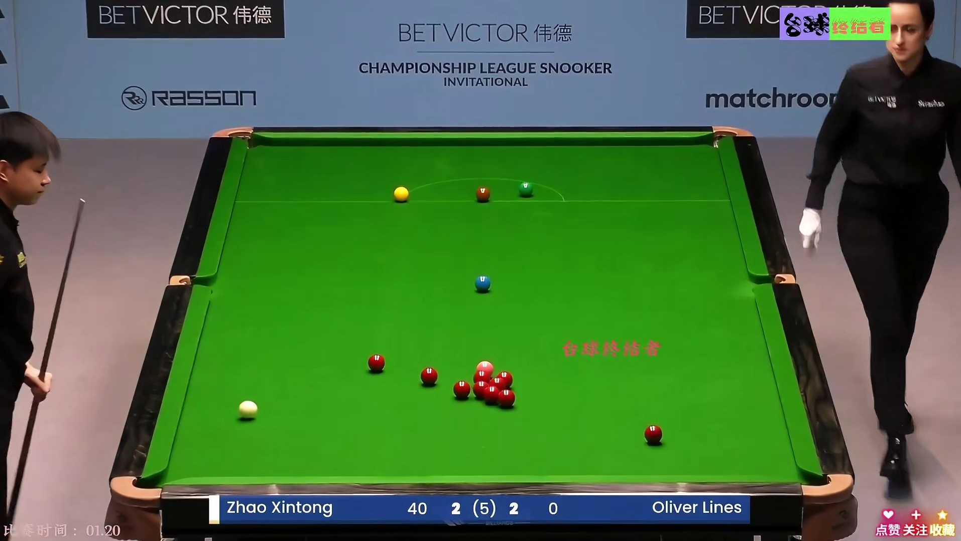 最新比赛！赵心童决胜局冲击147，关键时刻出现窒息一幕