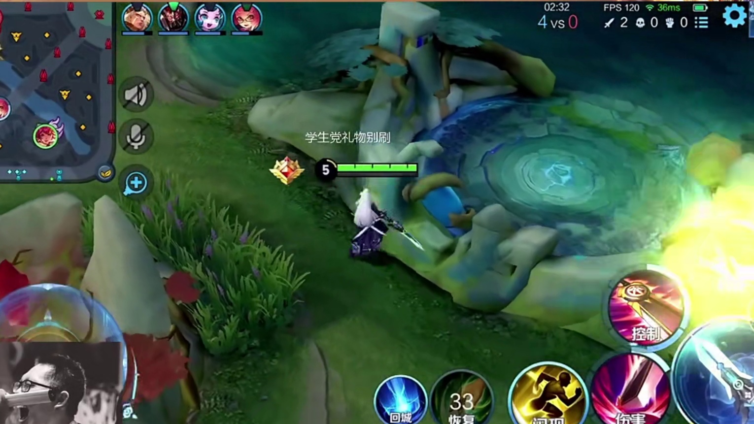 花木兰完整对局，掌握主动权直接起飞