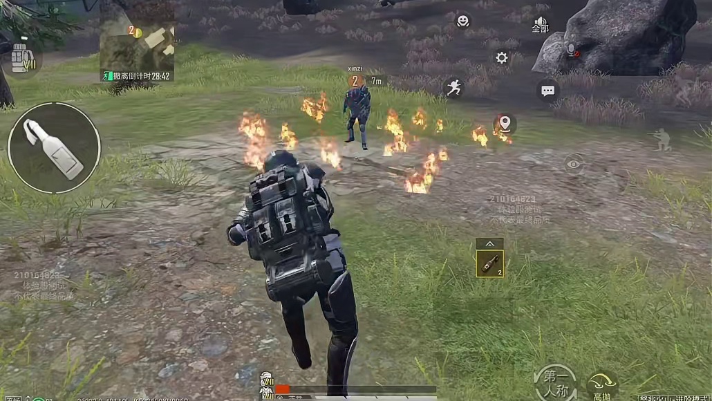 和平精英体验服燃烧瓶声音也有专属的声音了