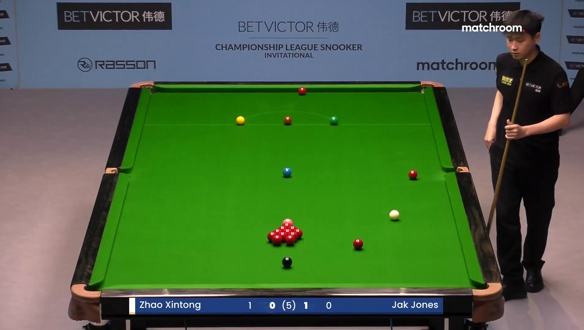 赵心童vs杰克·琼斯 2026冠军联赛