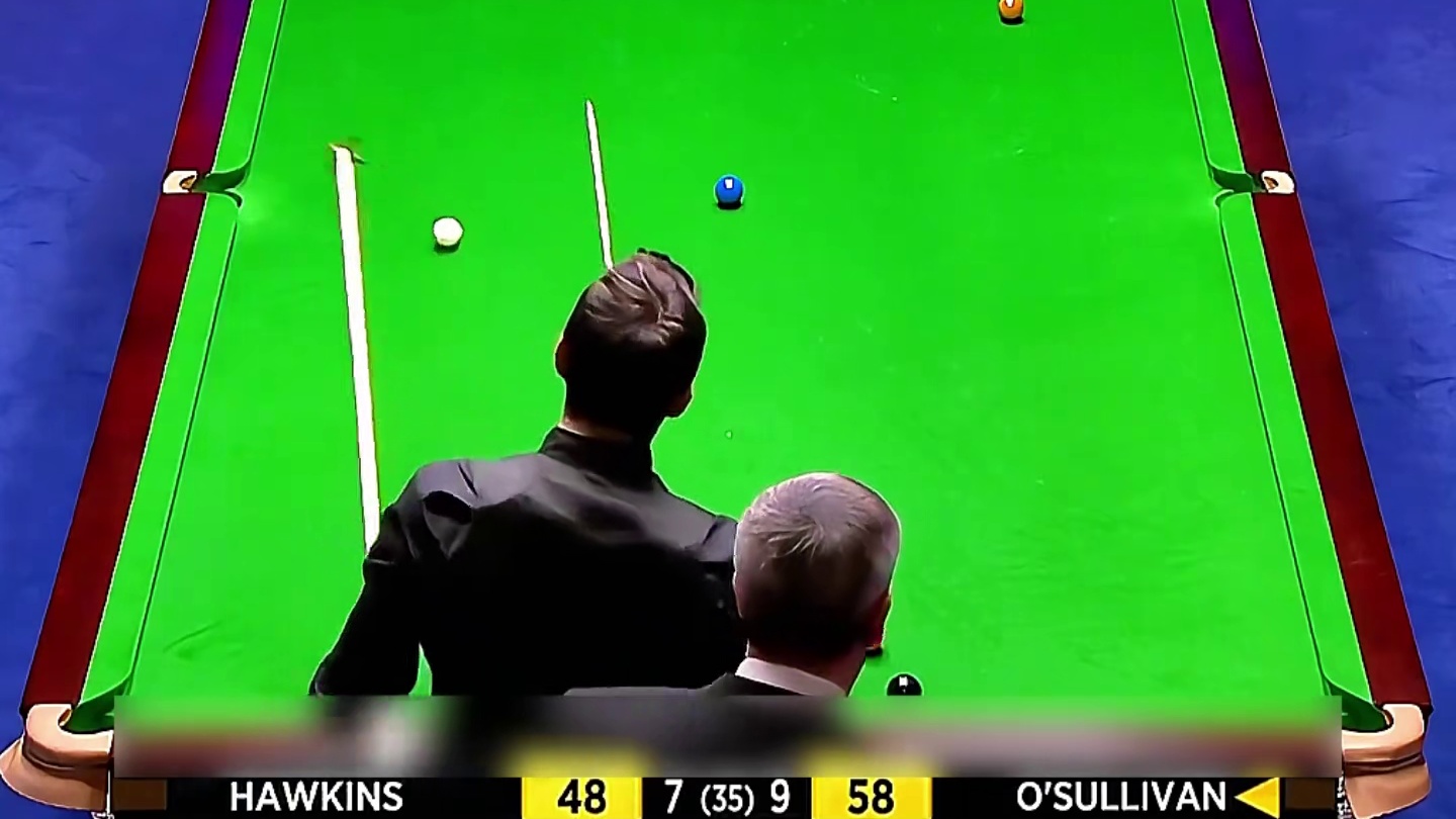 奥沙利文最奇葩的防守，鬼斧神工的斯诺克