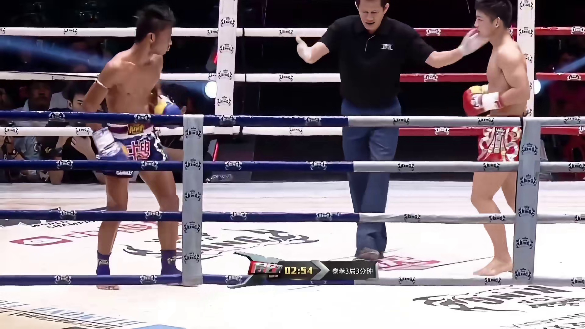 恐怖小胖位宁辉重拳打脸，暴虐KO播求亲侄子，播求无赖愤然离场