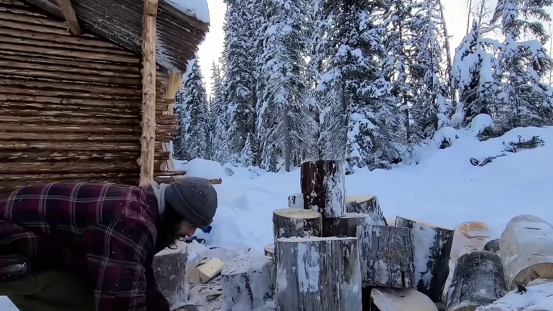 第2集：零下三十度的野外，给自己搭建了温暖的小屋