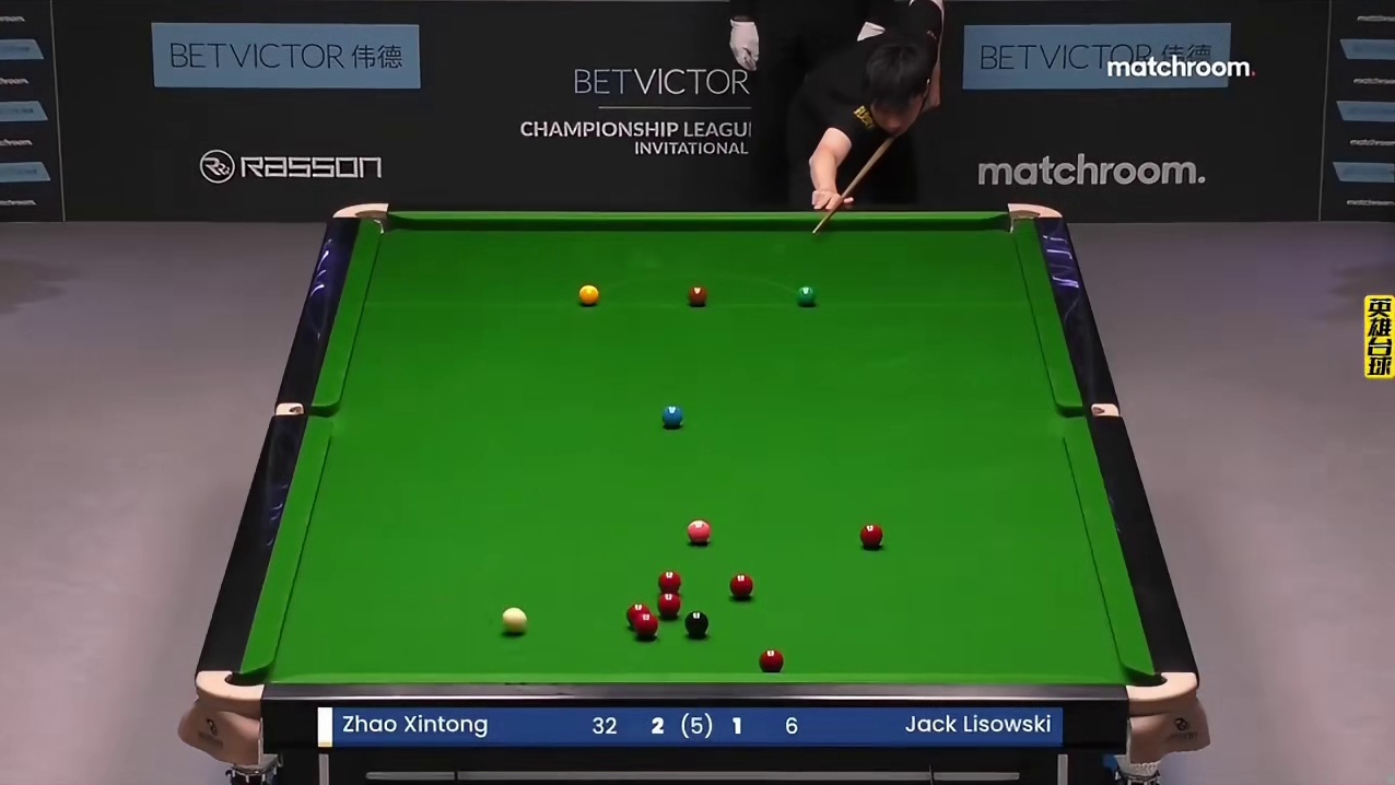 最新比赛，赵心童状态火热远台暴力上手，超细腻控球3:1轻松拿下小司机！