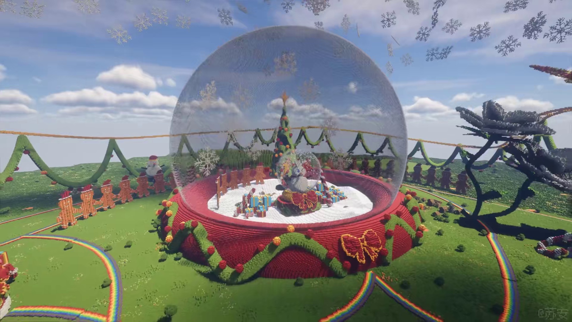 【MC建筑展示】圣诞_和喜欢的朋友一起来玩吧~