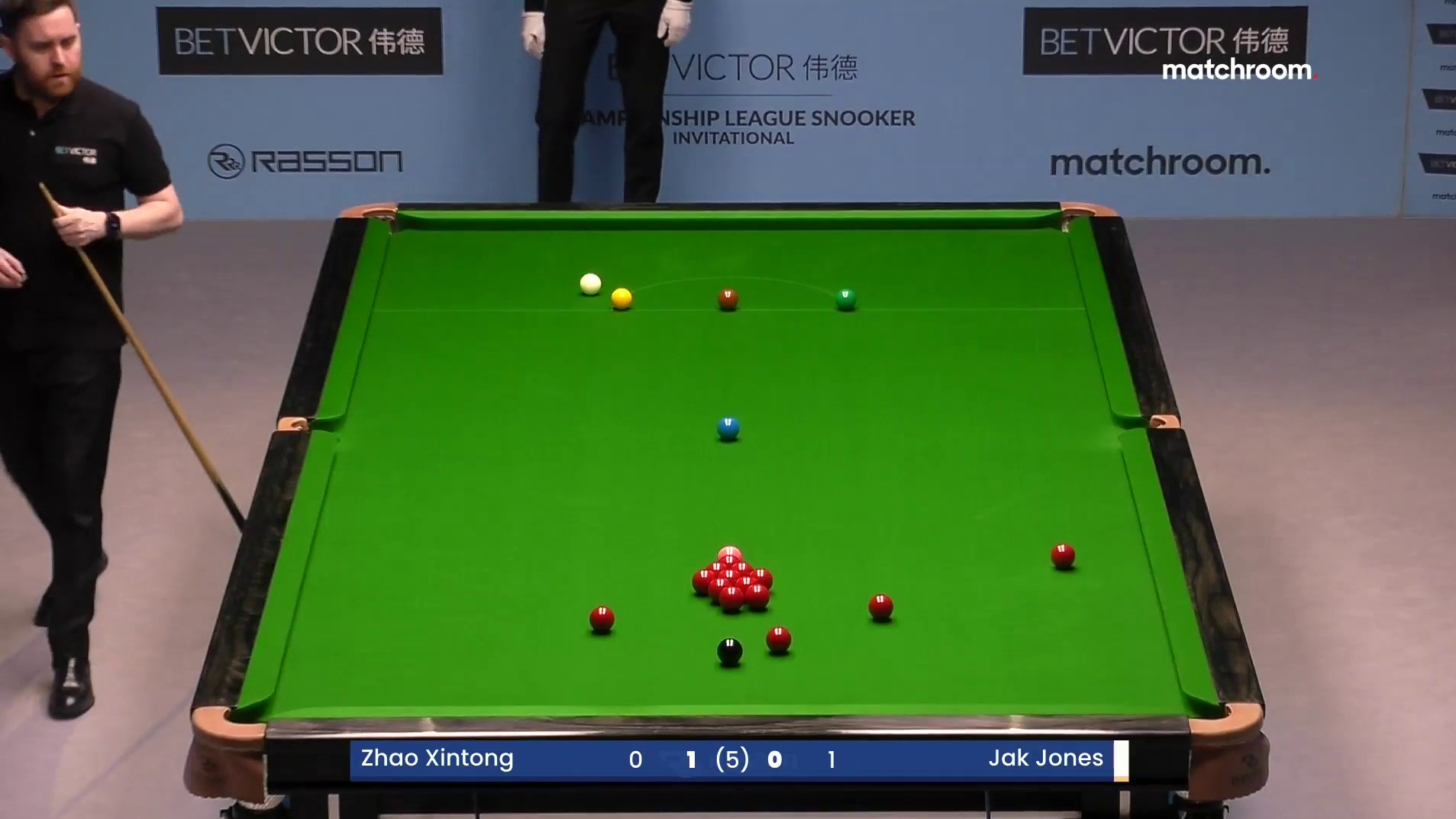 杰克·琼斯vs赵心童 2026冠军联赛