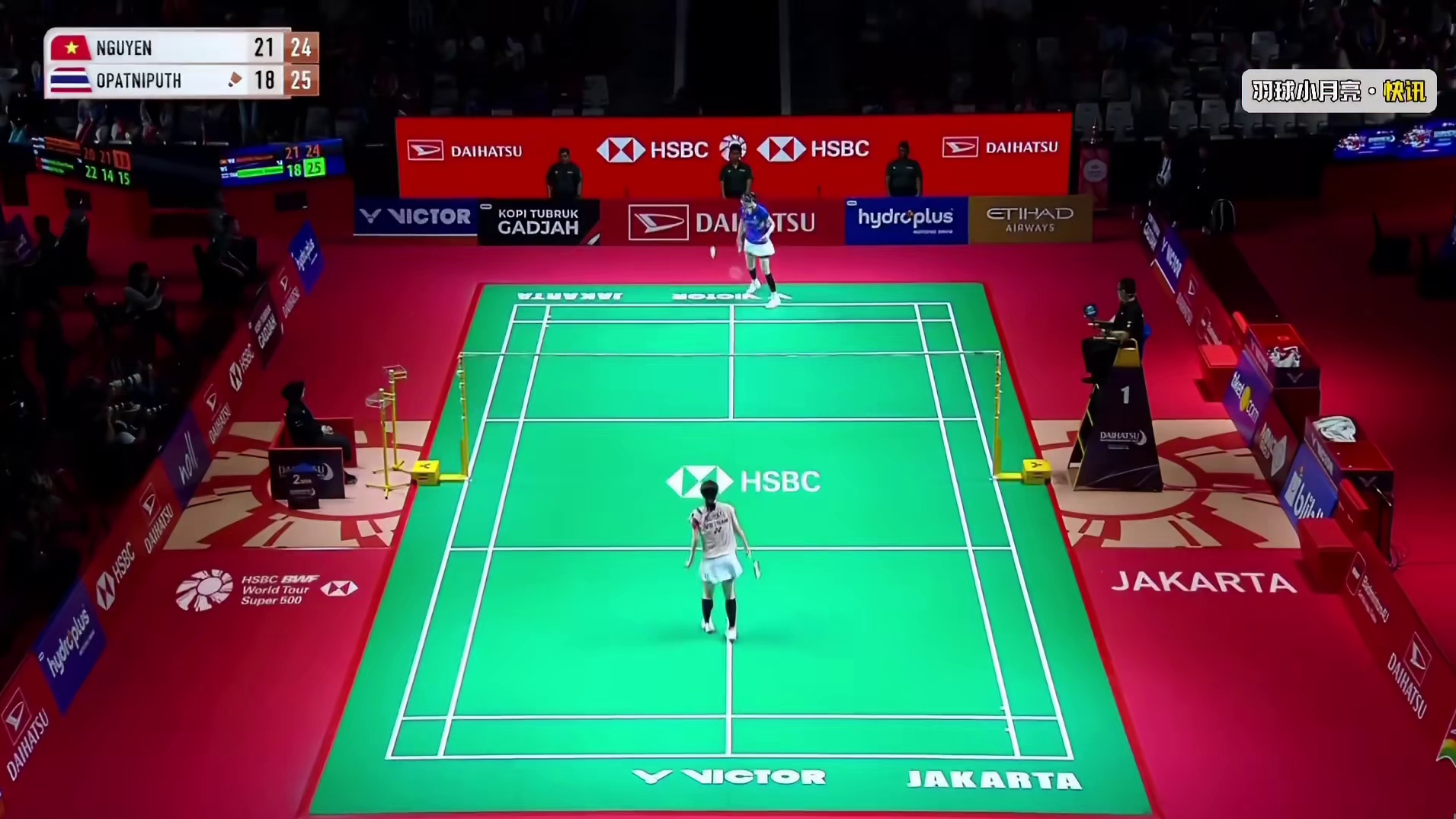 碧查梦2-1阮翠玲，首次进入500级别赛事4强！