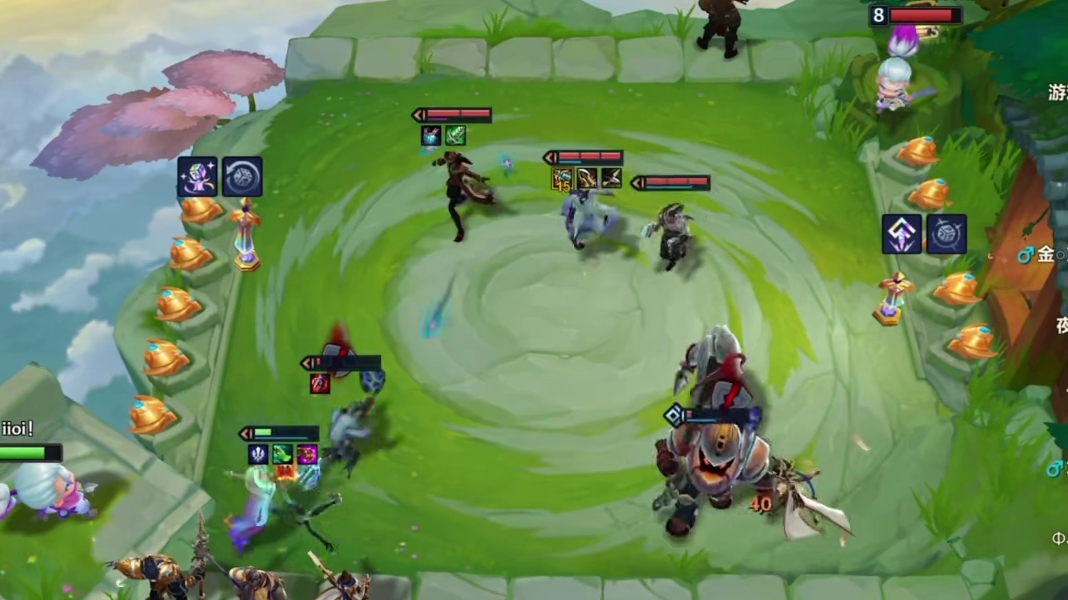 2-1三个德玛西亚最后彩色级版爽爽吃鸡