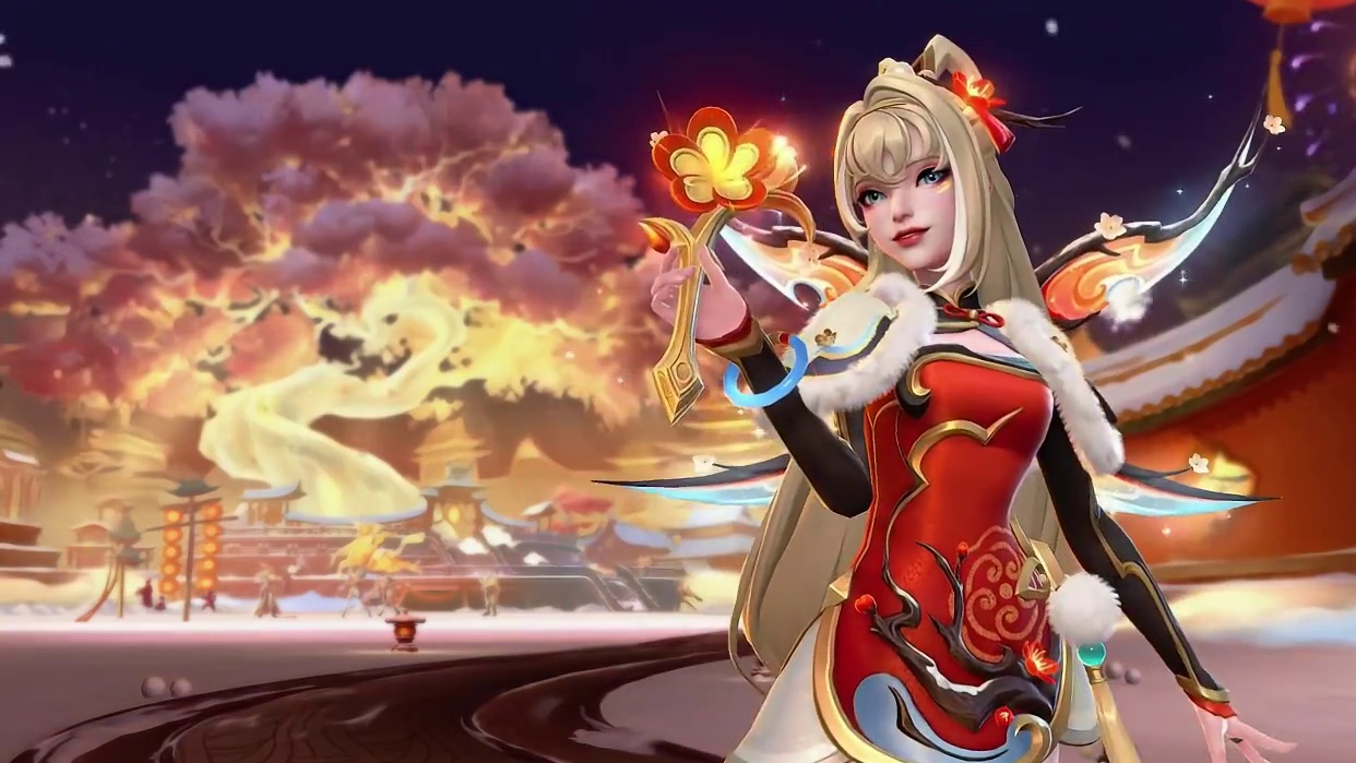 【皮肤预览】蕊雪盈春：韶朗 萨勒芬妮 【皮肤预览】蕊雪盈春：韶朗 萨勒芬妮 皮肤预览抢先看!!