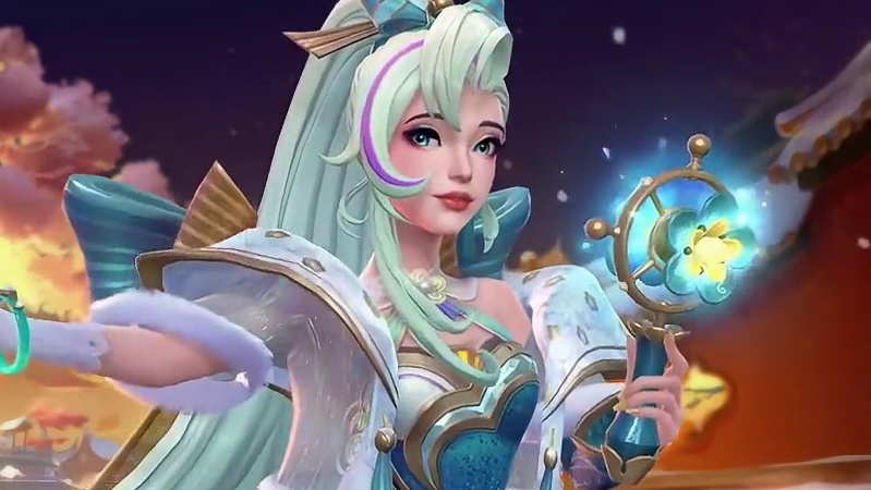 【皮肤预览】至臻 蕊雪盈春: 韶朗 萨勒芬妮 【皮肤预览】至臻 蕊雪盈春: 韶朗 萨勒芬妮 皮肤预览