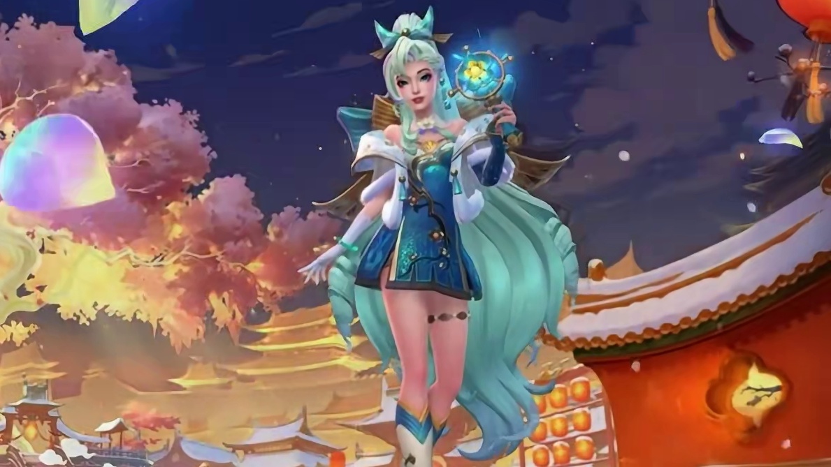 萨勒芬妮马年春节至臻版皮肤特效预览！ lol手游艾欧尼亚庆典