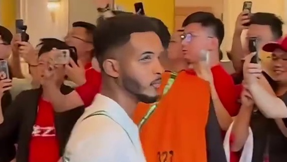 u23国足前往决赛球场  ​​​