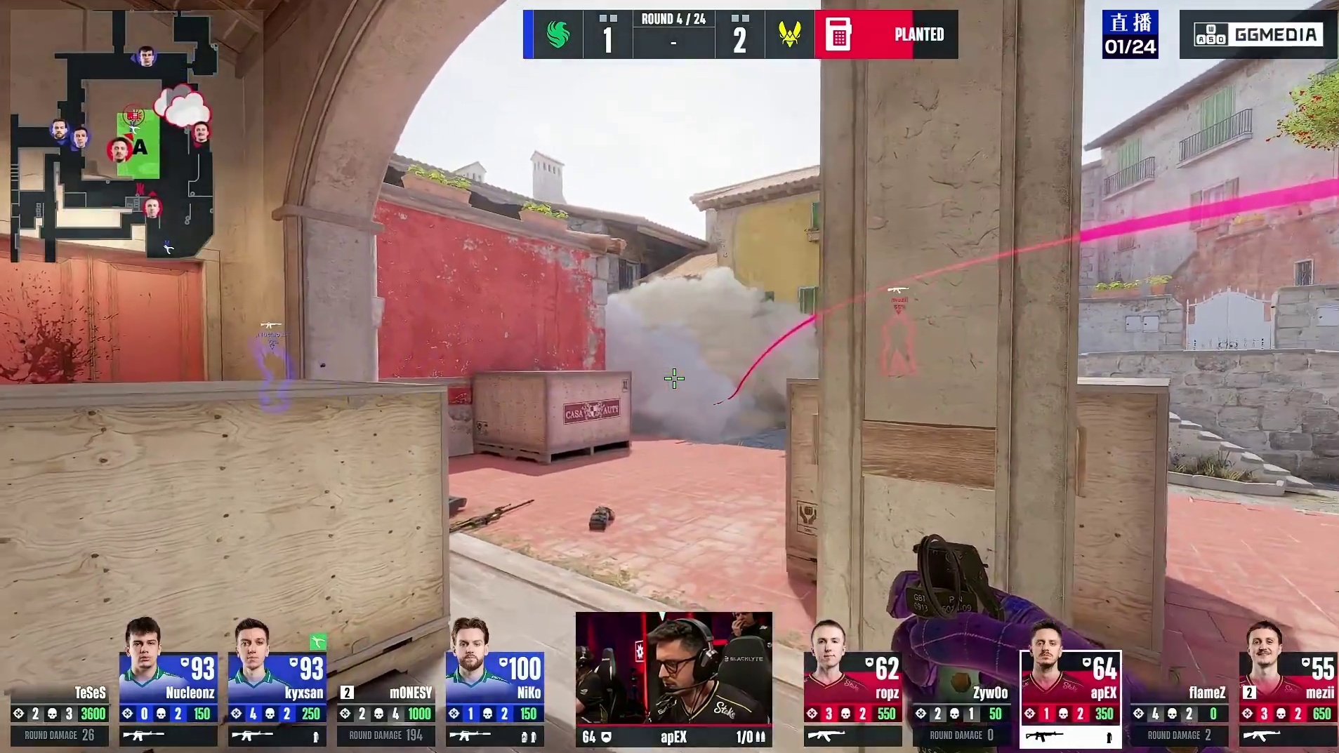 ropz联手mezii双人五杀主宰