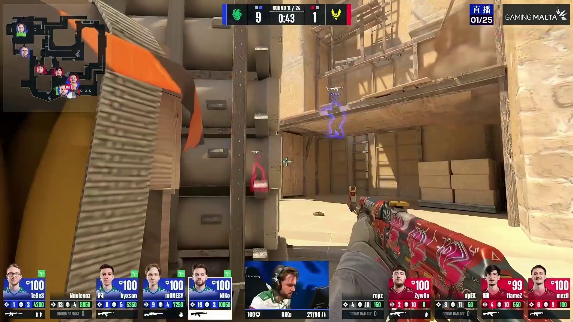 Kyxsan防守神级发挥豪取四杀