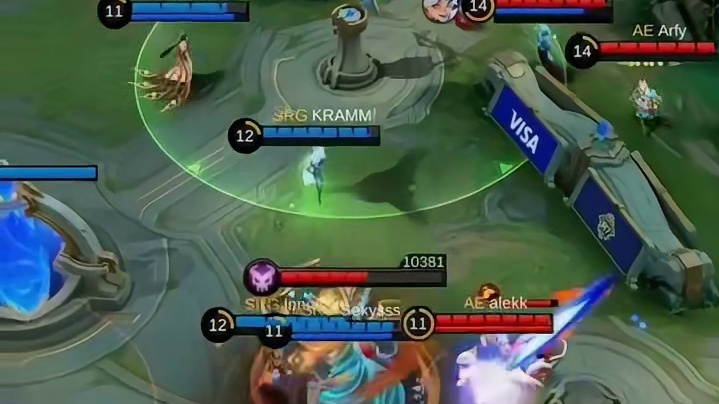 AE无懈可击的团战配合，2:0率先拿下赛点