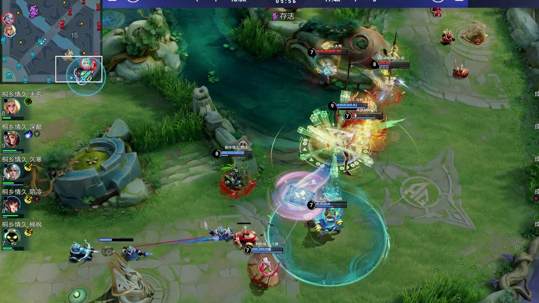 太乙大招关键复活嬴政，情久击杀对面两人