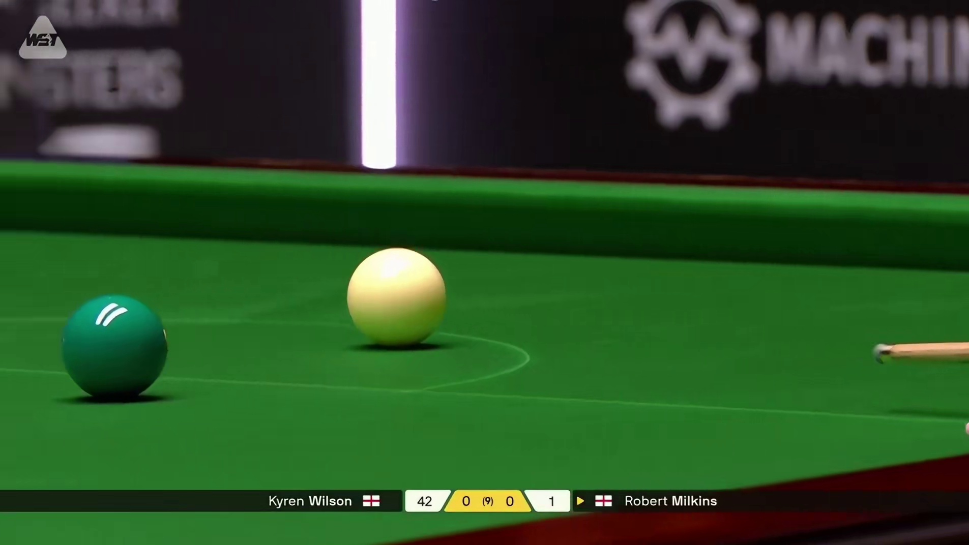 2026斯诺克大师赛：威尔逊vs米尔金斯