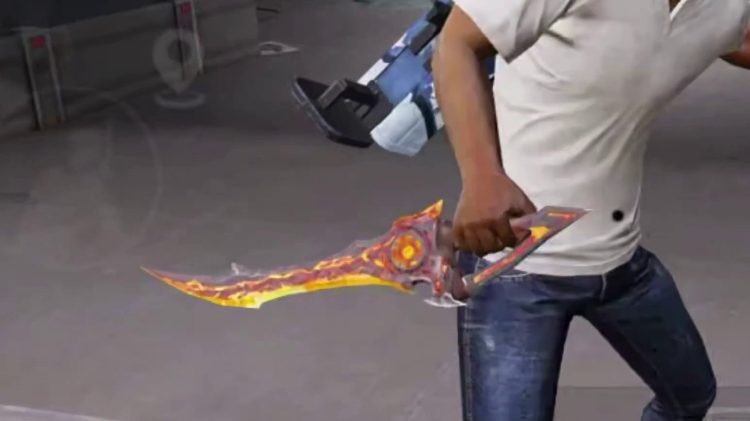 和平精英地铁逃生传世武器龙岩双刃还有雷鲸四联火箭筒 #