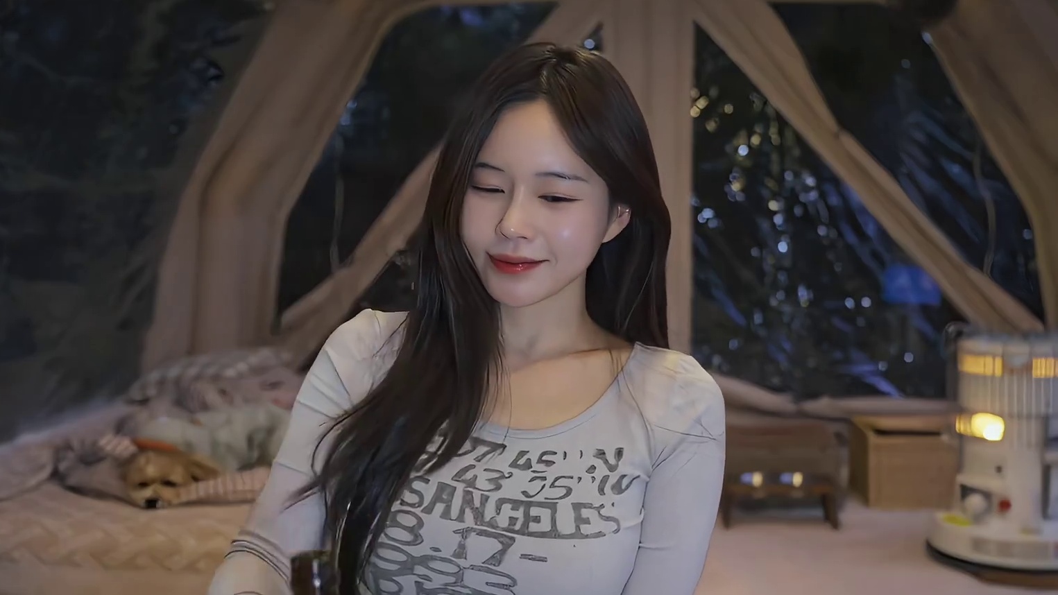 第2集：暴雪天野外露营，山中碎石地面搭建帐篷露营地，享受户外露营