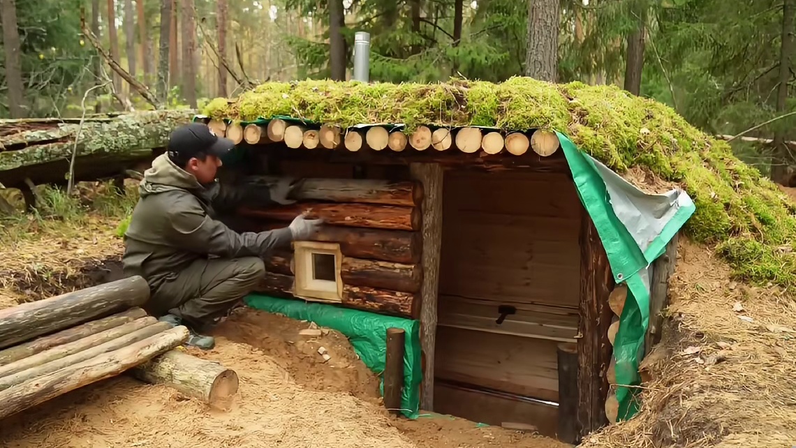 第2集：外面零下三十度刮着暴风雪，男人却能在野外住上温暖的小屋